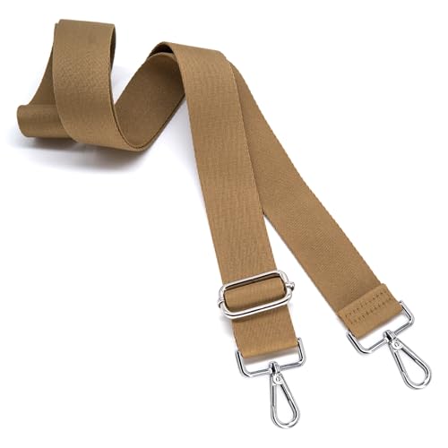 Image of S&loyoe Thickened Solid Color Purse Straps Replacement Crossbody Bag Strap Adjustable Wide Guitar Straps for Handbags 1.5inch