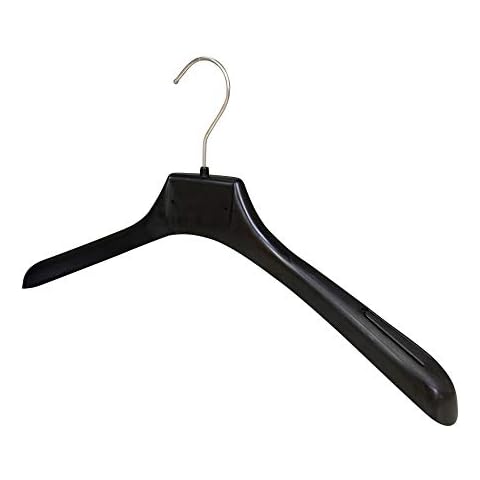 Kiroplast 15 Coat Hangers for Shirts T-Shirts Jackets T-Shirts Hangers Plastic Space-saving Non Slip Tight Shoulder Outerwear (39cm) Cover
