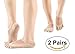SANIQUEEN.G 2 Pares Calcetines de Dedos Separados para Yoga, Mujer Silicona Antideslizante Punto Algodón Yoga Pilates Calcetines para Fitness/Danza/Ballet (Beige-Fulltoe)