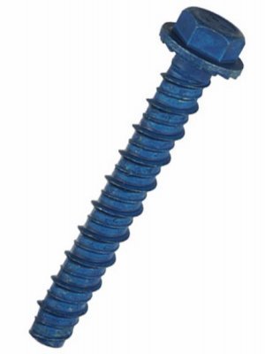 Tapcon 3/8 in. Dia. x 3 in. L Steel Hex Head Concrete Screw Anchor 10 pk