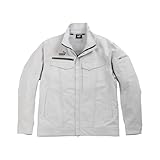 [プーマワークウェア] 作業ウェアPUMA ワークジャケット メンズ ロゴ 作業着 作業服 銀色 生成り シルバー オフホワイト LLサイズ