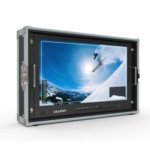 Image of LILLIPUT BM230-4KS-ABBP 23.8 inch Carry-on /Rackable Gold Mount 3840x2160 4x4K HDMI 3G-SDI in&Out Broadcast LED Director Monitor with HDR, 3D-LUT, Color Space & Peaking Functions