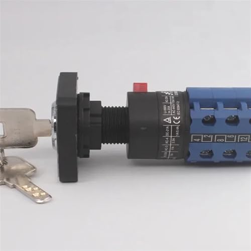 Interruptor de leva giratorio de transferencia manual contra cortes luz 2