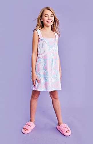 iscream Big Girls' Silky Soft Plush Spa Wrap for Home, Travel, Summer Camp - Boho Bliss Collection3