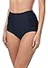 Merry Style Damen Bikinislip MS10-119 Bikinihose Bauch Weg Effekt (Dunkelblau (6219), 36)