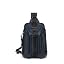 navy coated canvas