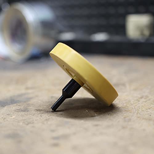 Image of ABN Rubber Eraser Wheel 4in Pad & Adapter 6-Pack - Pinstripe, Adhesive Remover, Vinyl Decal, Graphics Removal Tool