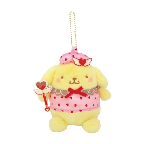 ナカジマコーポレーション(Nakajima Corporation) サンリオキャラクターズ マジカルハート ポムポムプリン マスコット 205186-24 H15.5×W14.5×D9.5cm