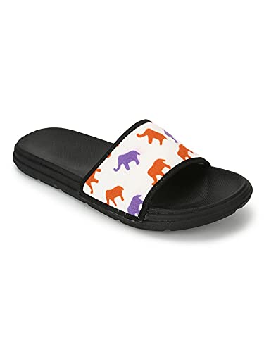FF FUNKFEETSUnisex Casual Flip Flop Slipper FF0007 BK