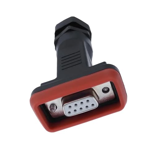 Cable D-SUB con conector DB9 macho y carcasa protectora para conexión soldada 4