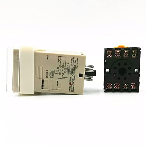Prise de base et relais programmable DH48S-S DC24V à double affichage