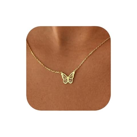 Collier papillon Moguri 14 carats Cover