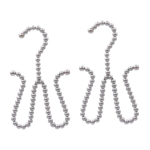 PRETYZOOM 2pcs Leather Shoe Holder Faux Pearl Abs Material Easy to Install Drying Shelf