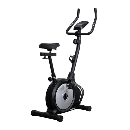 Bicicleta Estática Vertical V-6 | Resistencia Magnética 8 Niveles | Bluetooth y Apps Zwift Kinomap | Fitness Tech