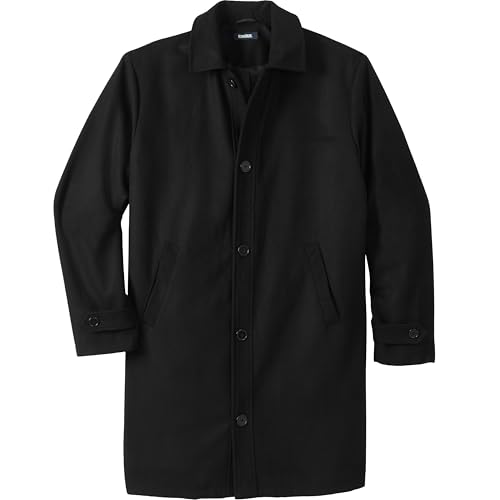 KingSize Men's Big & Tall Tall Wool Dress Coat