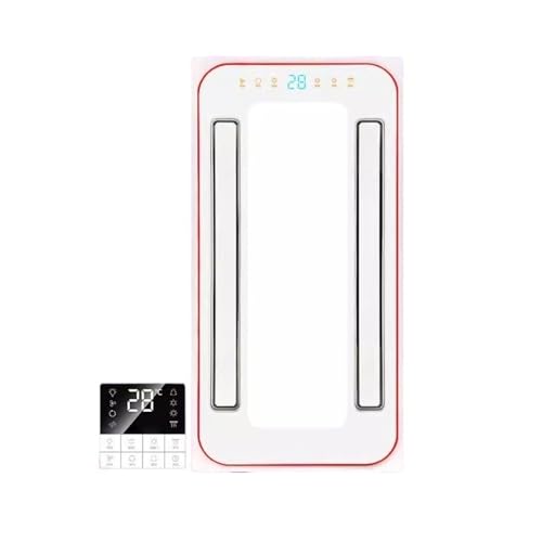 Ventilador de ventilación para baño con calefacción integrada y extractor potente para baño miniatura 1