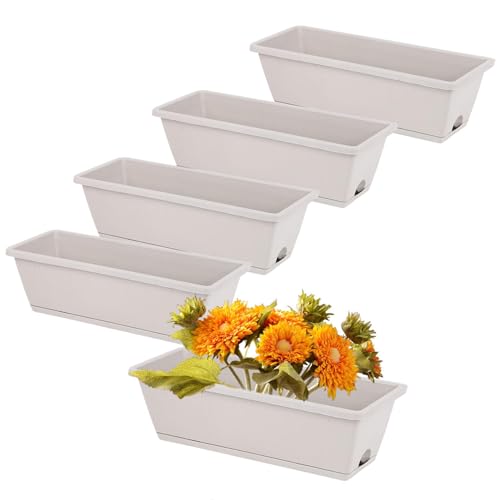 Pot de fleurs rectangulaire pour végétaliser balcons et fenêtres