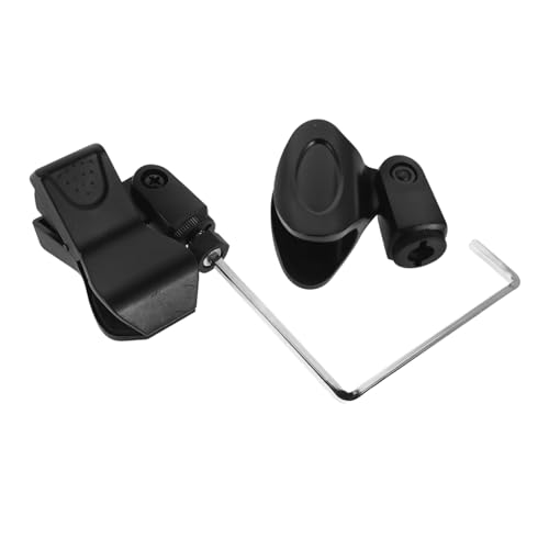 INOOMP Adjustable Microphone Clip for Saxophones Clear Audio Quality Holder Versatile Fit for Various Instruments Easy Installation No Tools Required