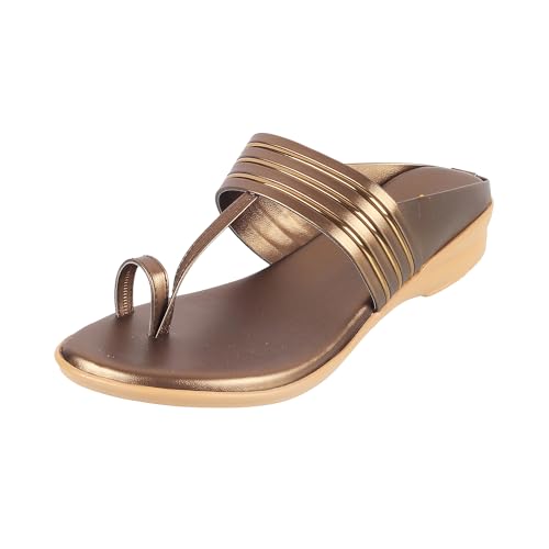 Image of Walkway Women Synthetic Leather Wedge Heel Fashion Sandal