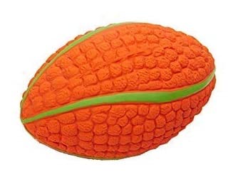 RvPaws Squeaky Toys Ball Bouncing Latex Fetch Throw Rugby Football for Pet Toy(Small) (B09J29DHHC) Amazon Price History, Amazon Price Tracker