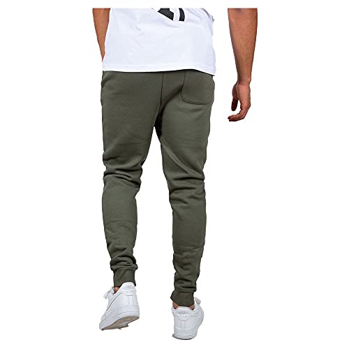 Alpha Industries Basic Jogger SL Jogginghose für Herren Dark Olive – Ansicht 3
