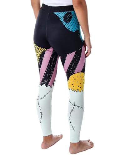 The Nightmare Before Christmas Women's I Am Sally Rag Doll Costume Tights Leggings (2XL) - image 2