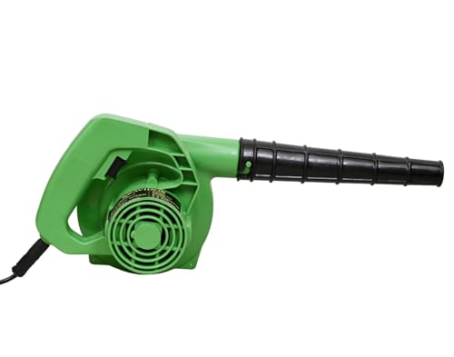 Image of AVIDOR Electric Air Blower, Green Portable Dust Cleaning Tool with Switch Lock, Professional Home and Workshop Use
