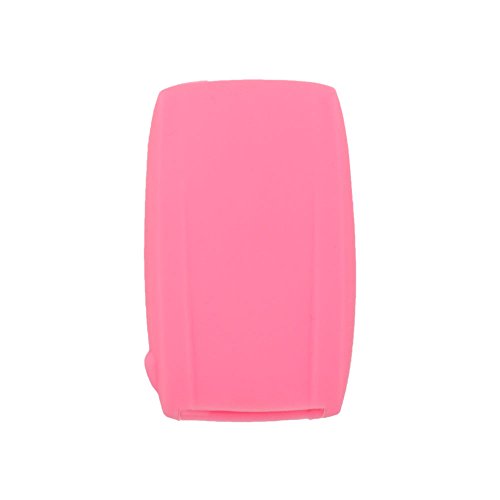 BROVACS Silicone Cover Protector Case Holder Skin Jacket Compatible with JAGUAR 5 Button Smart Remote Key Fob CV4983 Pink - Image 2