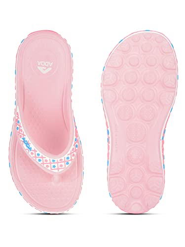 Image of Adda QUEEN-2 || Durable & Comfortable || Self-Design || Lightweight || Fashionable || EVA Sole || Soft Footbed || Solid || Thong Flip-flops for Women