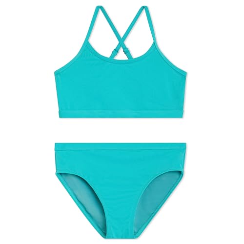 Image of Lands' End Girls' Swim UPF 50+ Adjustable Strap Bikini Set