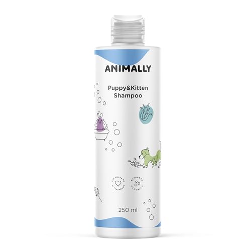 Animally Puppy Kitten Shampoo. Champú para Cachorros Gatitos. Champú Vegano y Sin Sulfatos 250 ml.