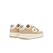 Lacoste Women's L001 Set Sneaker, Light Brown/Off White, 7