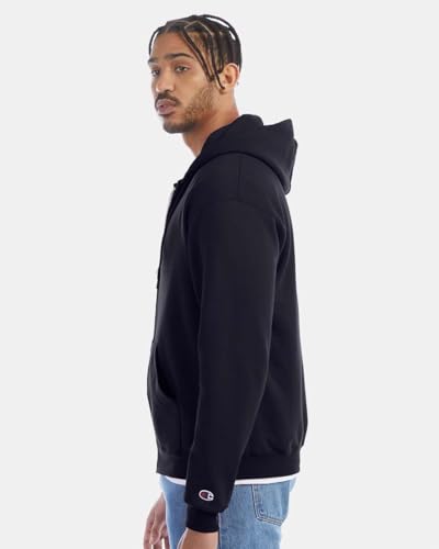 Champion - Powerblend Full-Zip Hooded Sweatshirt - S800, Late Night Blue3