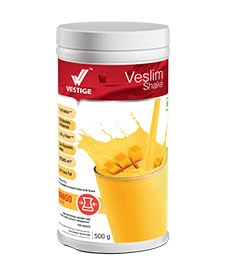 VESLIM SHAKE MANGO FLAVOUR – 500 G| Meal Replacement Protein Powder for Weight Control & Management No Added Sugar, Dietary Supplement For Men & Women Appropriate Vitamins Added VESLIM SHAKE MANGO FLAVOUR – 500 G| Meal Replacement Protein Powder for Weight Control & Management No Added Sugar, Dietary Supplement For Men & Women Appropriate Vitamins Added