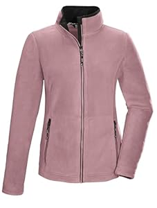 killtec Damen Fleecejacke mit Stehkragen KOW 3 WMN FLC JCKT, rose dust, 38, 43293-000