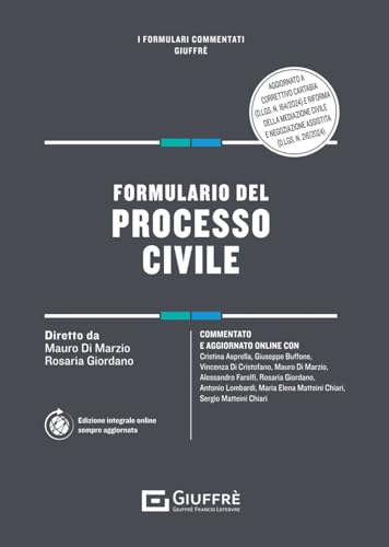  Formulario del processo civile