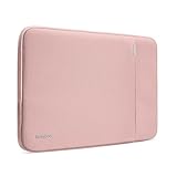 tomtoc 360°保護 パソコンケース 15インチ MacBook Air M4 2025 M3/M2 2024-2023 / Dell XPS 15 Plus対応 全方位耐衝撃 ノートPCケース スリーブ ラップトップインナーバッグ 軽量 撥水加工 ピンク