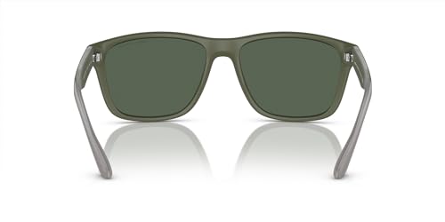 Image of Armani Exchange mens Ax4135s Rectangular Sunglasses