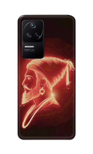 Image of PRINTFIDAA Printed Hard Back Cover Case for Mi Poco F4 5G Back Cover (Chatrapati Shivaji Maharaj) -112