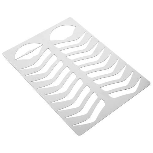 Accesorio para formar cejas y labios con molde de práctica versátil de acero
