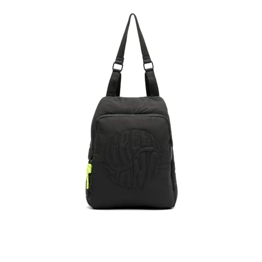 MISAKO Griny mochila antirrobo acolchado en nylon - Bolso mochila antirrobo de mujer - Mochila casual pequeña espaciosa Griny Negro 36 X 26 X 9 cm