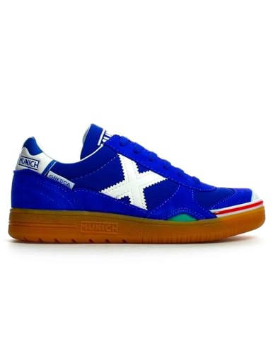Munich Gresca Kid's, Zapatillas de deporte Unisex niños, Azul, 34 EU