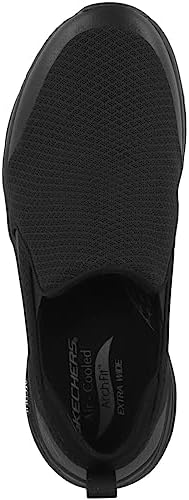 Skechers Men's Arch Fit Banline Oxford, Black/Black, 7.5 | Image 1
