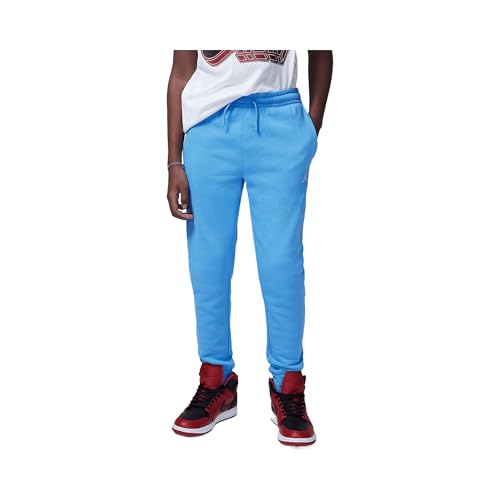 Jordan MJ Brooklyn Fleece Essentials Big Kids' Pants (95D234-U25, Legend Blue) Size Small
