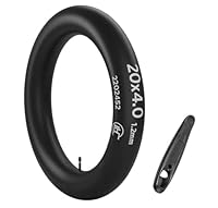 OUXI 20x4.0 Fat Tire Schlauch, Pannensicherer Fat Tire mit Schlauch, Faltbarer MTB-Ersatzreifen, Fat Bike Reifen Kompatibel mit 20x4.0 E-Bike All-Terrain Richtungsprofil Fahrradreifen und Schläuche