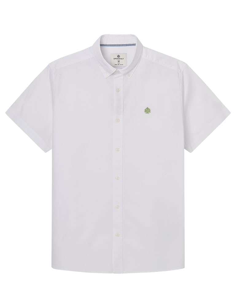 SPRINGFIELD Camisa de Manga Corta Reconsider Pinpoint Hombre