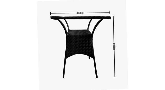 Image of India Beautiful Outdoor Garden Furniture Set for Coffee Table, Balcony Furniture, Office Furniture Patio Seating Set Standard, (4 Chair 1 Table) (Black1)