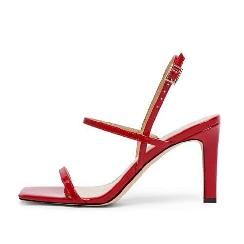 Image of Modatope Womens Sandals Open Toe Strappy Sandals Ankle Strap High Heel Sandals for Women