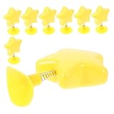 [MOTHNUR] 8個入りスター型ヘルメットトッパー バネ式揺れる装飾品 バイク 自転車 スクーター ボード用 から大人まで使えるヘルメットチャーム