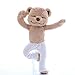 hokkk Mode Nouveau Yoga Ours en Peluche Jouet Creative Mignon Yoga Ours Koala Singe en Peluche Poupée Doux Animaux Enfants Jouets Cadeau d'anniversaire 40 cm Ours
